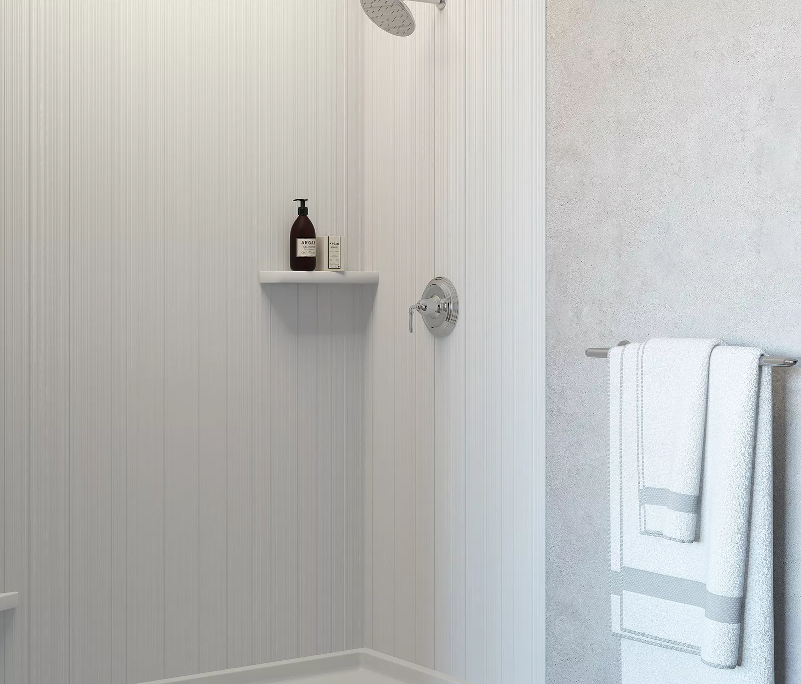 TS-VS: Vertical Vision Shower Wall Panel System