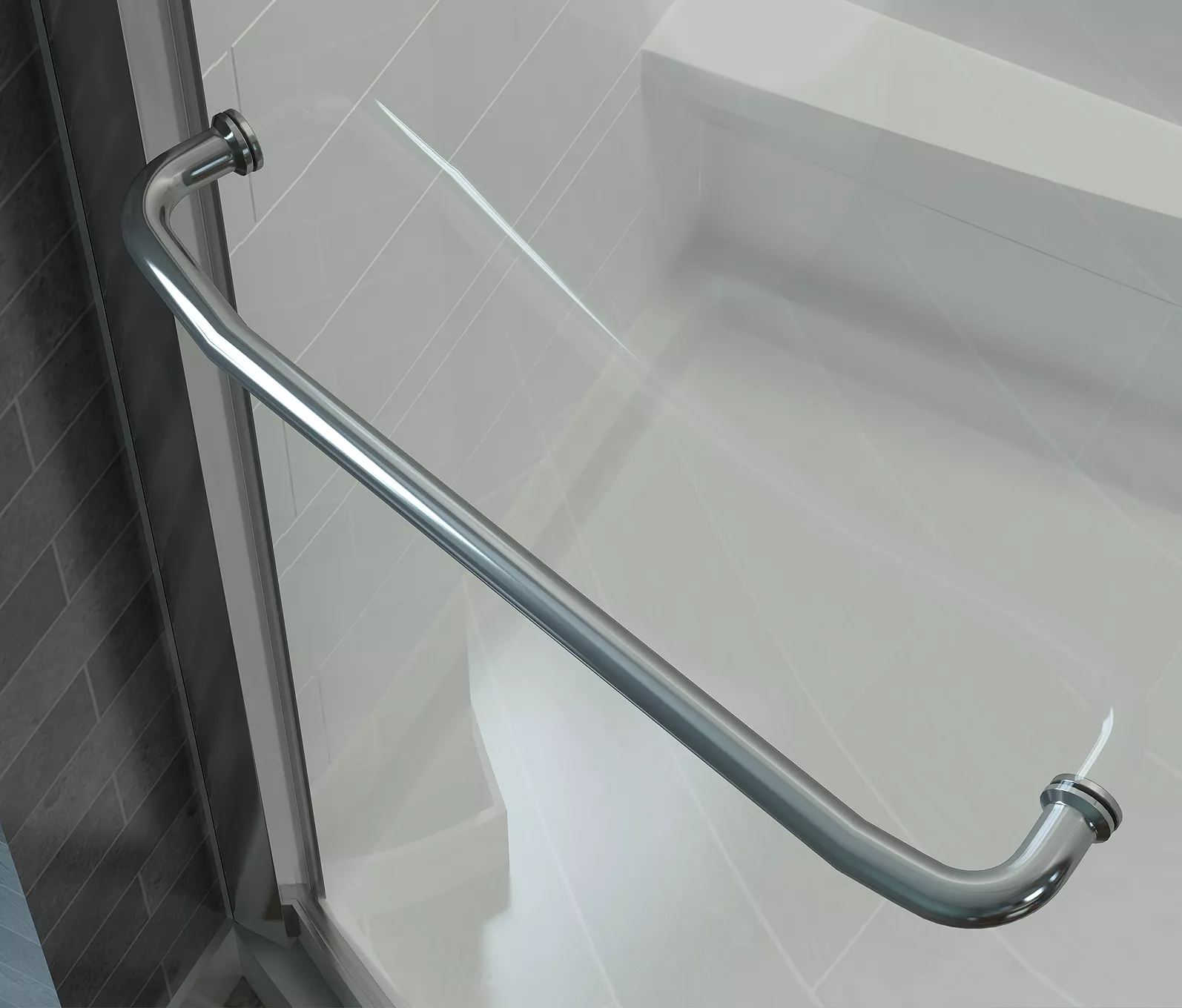 BRUBF: Brunswick Bowfront Shower Door